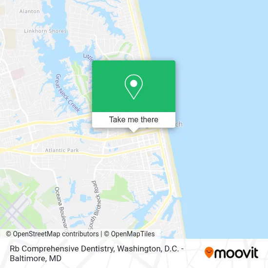 Rb Comprehensive Dentistry map