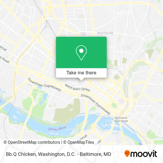 Bb.Q Chicken map