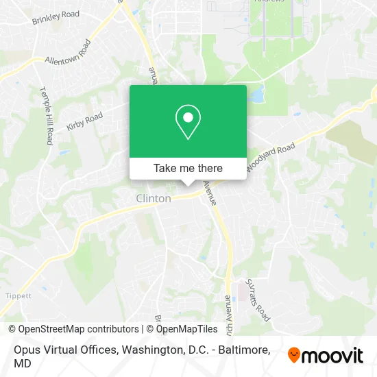 Opus Virtual Offices map