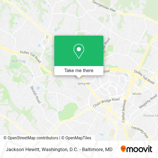 Jackson Hewitt map