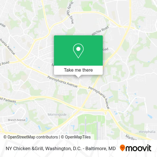 NY Chicken &Grill map