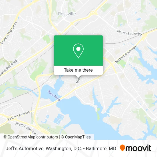 Jeff's Automotive map