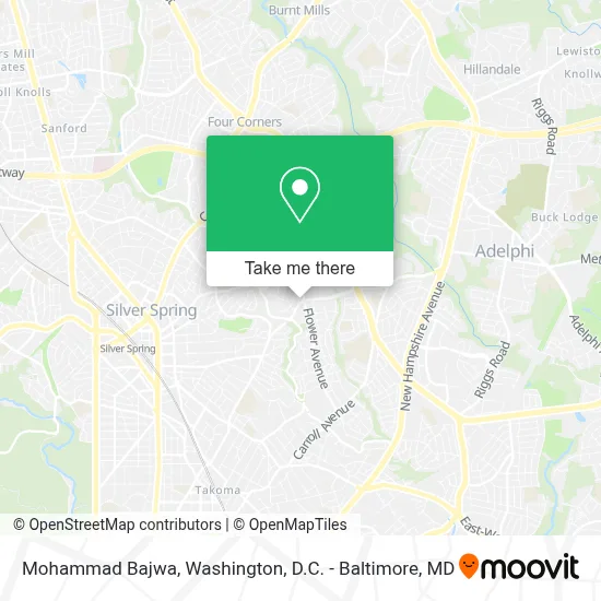 Mohammad Bajwa map