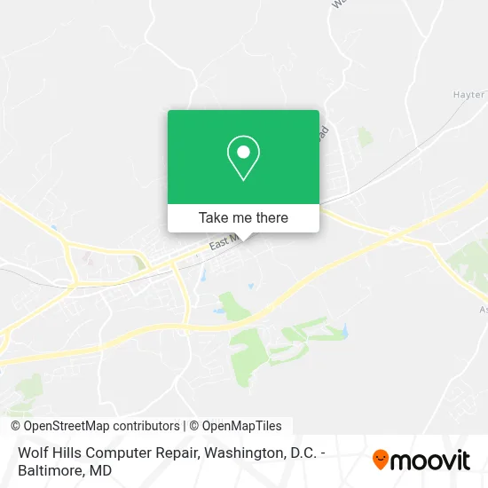 Wolf Hills Computer Repair map