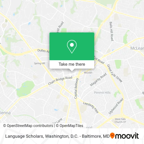 Language Scholars map
