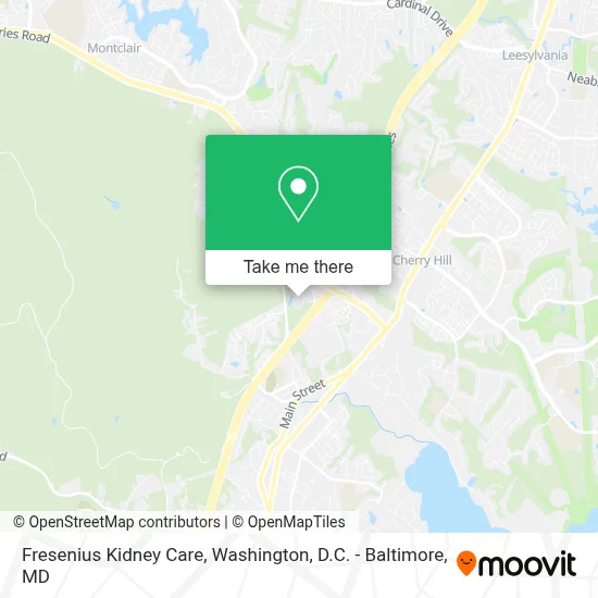 Fresenius Kidney Care map