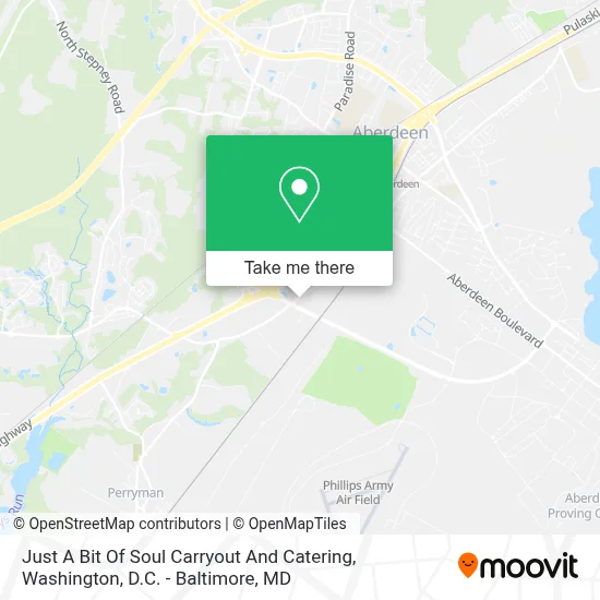 Just A Bit Of Soul Carryout And Catering map