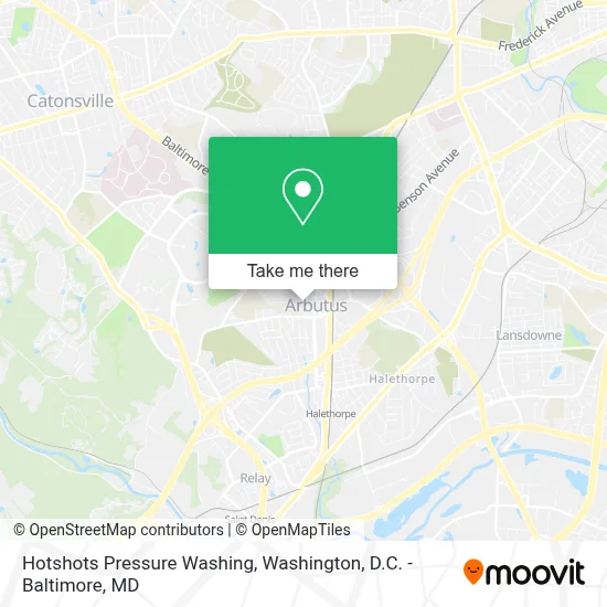 Hotshots Pressure Washing map