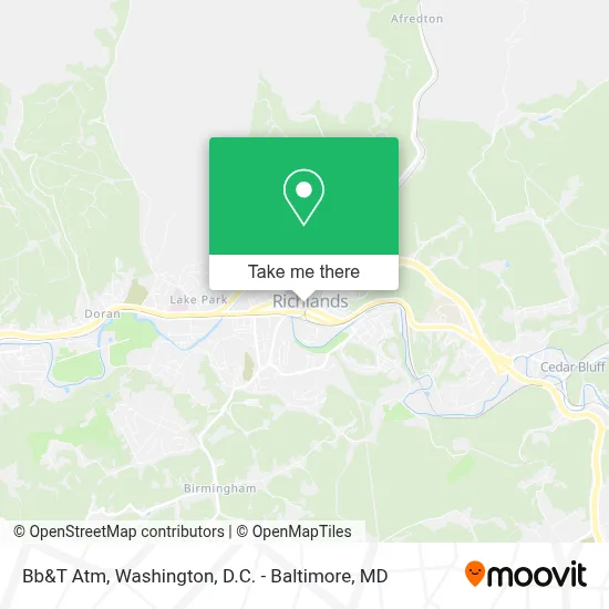 Bb&T Atm map