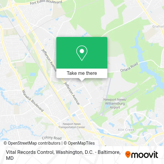 Vital Records Control map