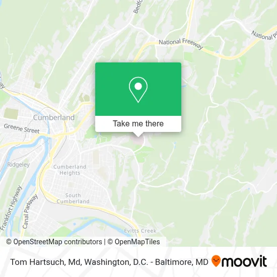 Tom Hartsuch, Md map