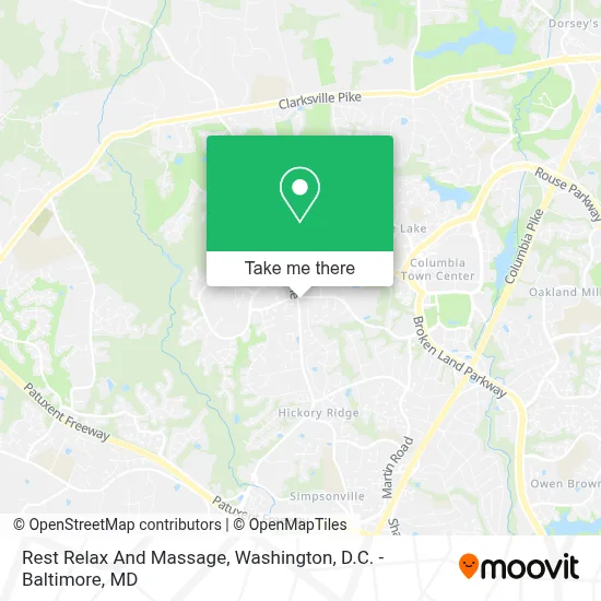 Rest Relax And Massage map