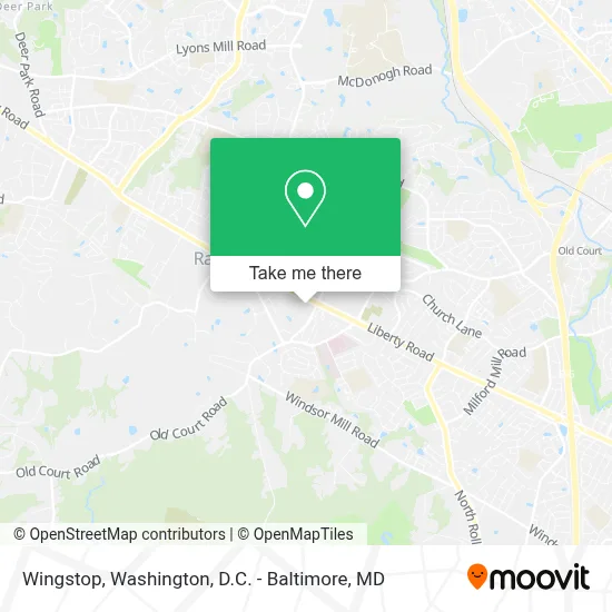 Mapa de Wingstop