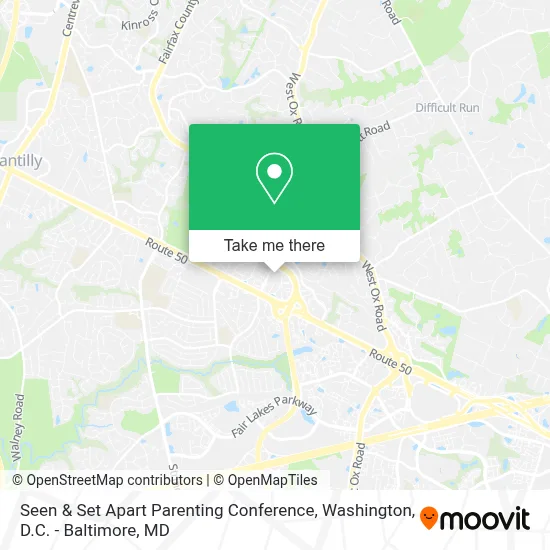 Seen & Set Apart Parenting Conference map