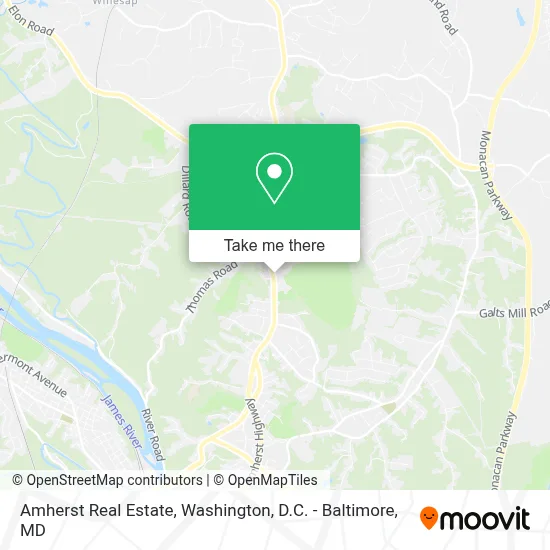 Amherst Real Estate map