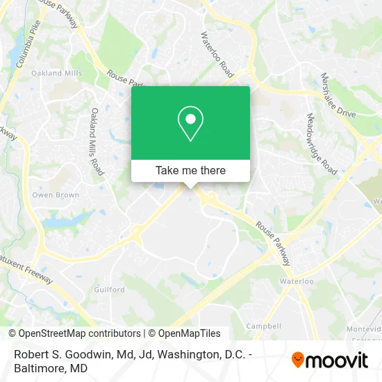 Robert S. Goodwin, Md, Jd map
