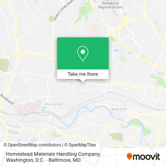 Homestead Materials Handling Company map