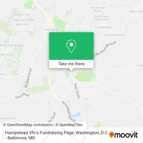 Hampstead Vfc's Fundraising Page map