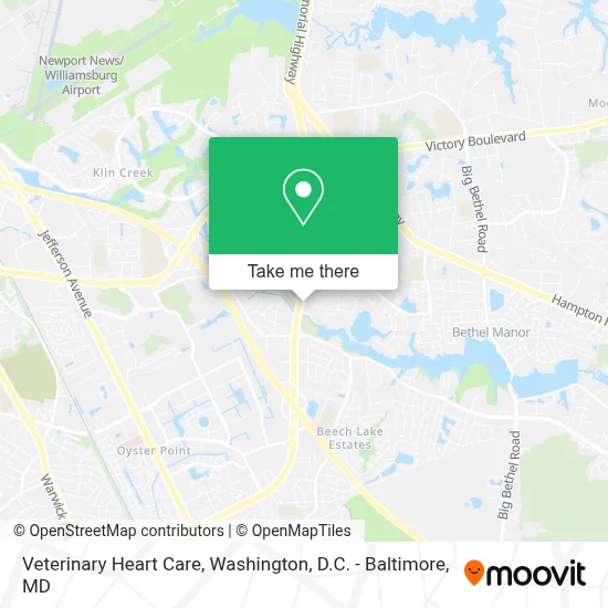 Veterinary Heart Care map