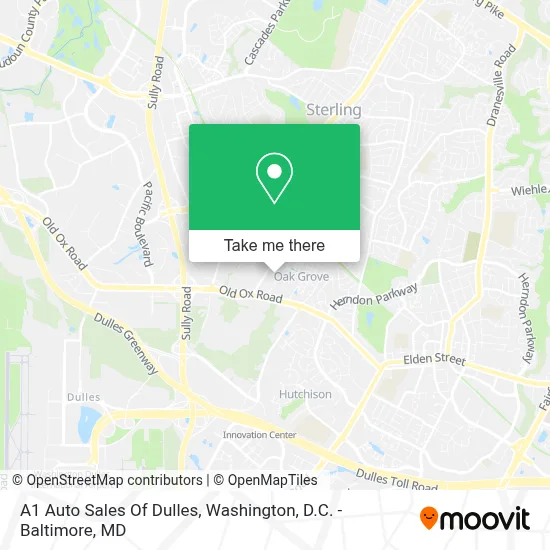 A1 Auto Sales Of Dulles map