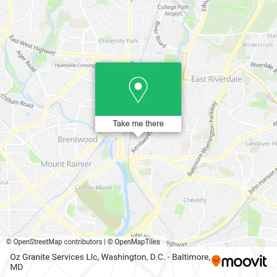 Oz Granite Services Llc map
