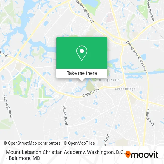 Mount Lebanon Christian Academy map
