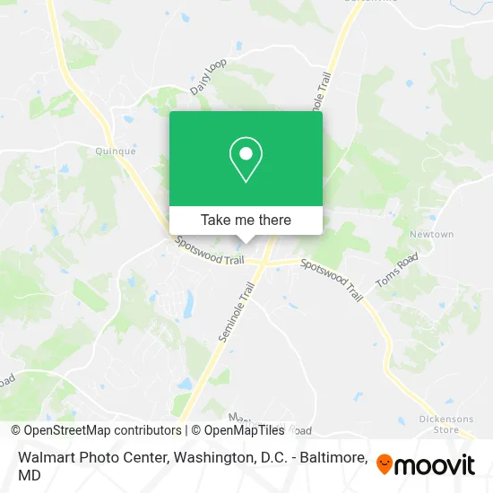 Walmart Photo Center map