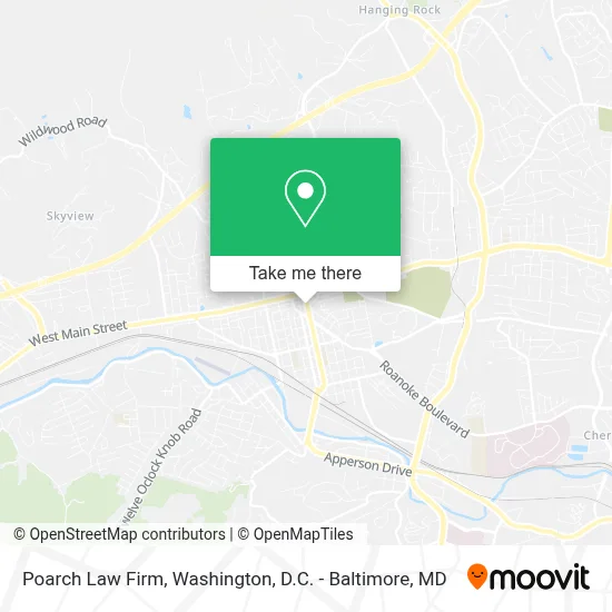 Poarch Law Firm map