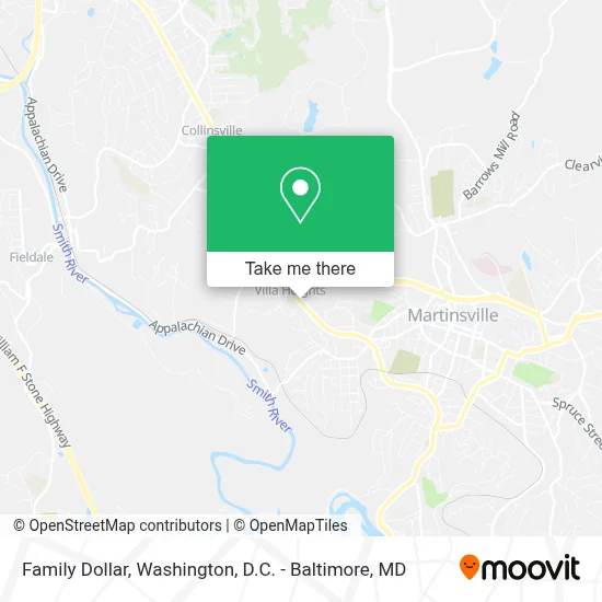 Family Dollar map