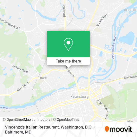 Vincenzo's Italian Restaurant map