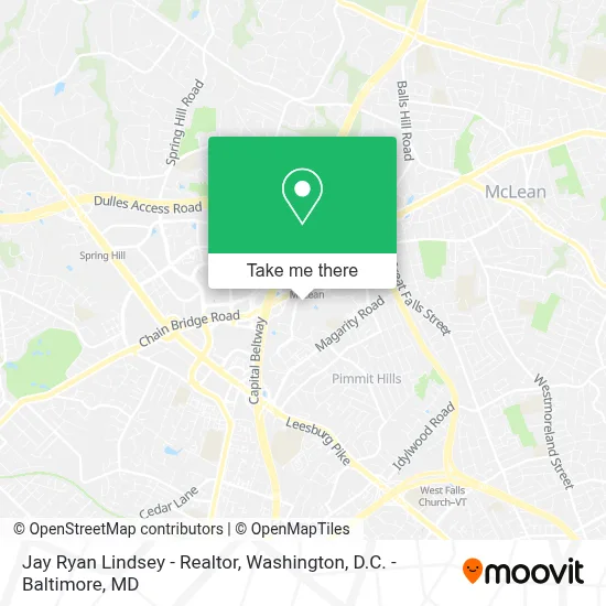 Jay Ryan Lindsey - Realtor map
