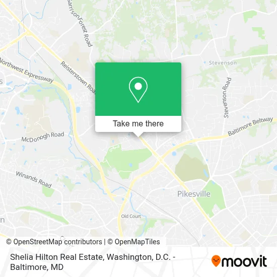 Shelia Hilton Real Estate map