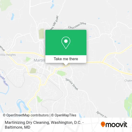 Martinizing Dry Cleaning map