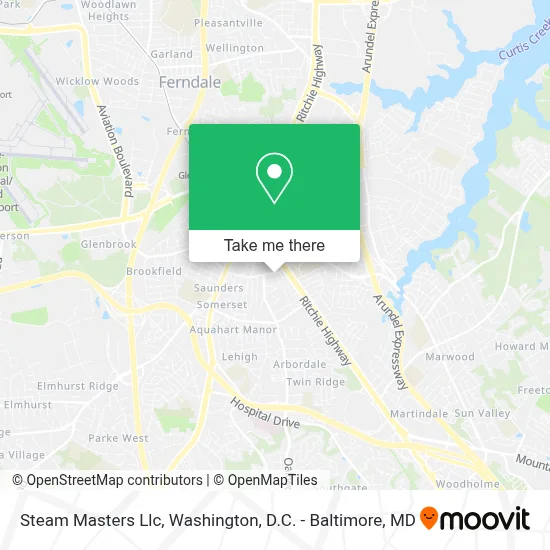 Steam Masters Llc map