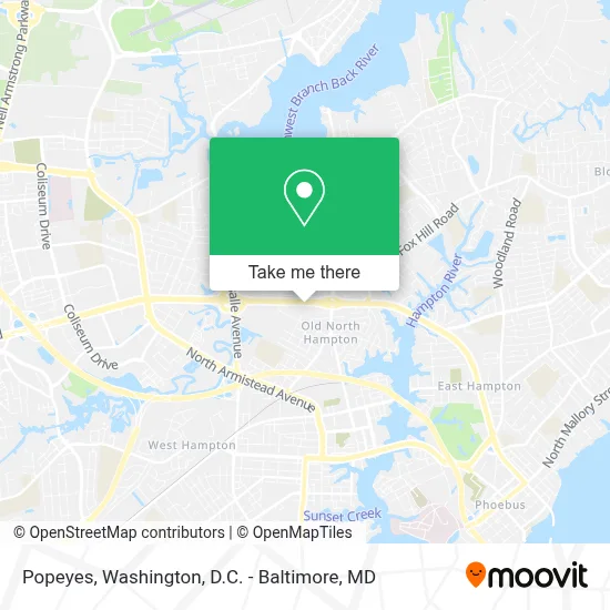 Popeyes map
