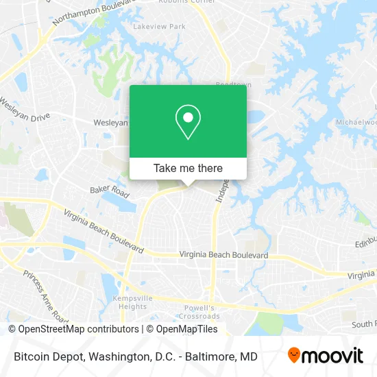 Bitcoin Depot map