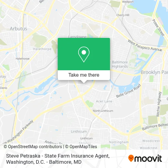 Steve Petraska - State Farm Insurance Agent map