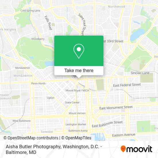 Aisha Butler Photography map