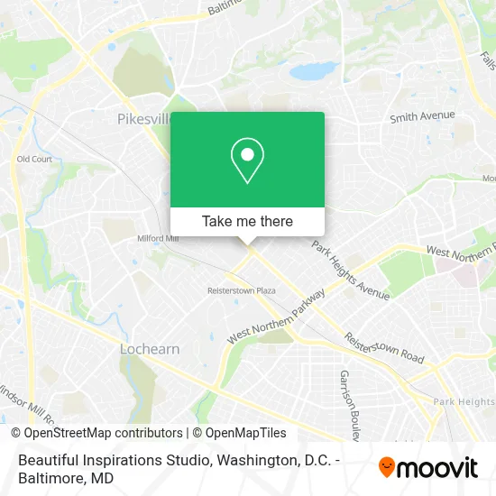 Beautiful Inspirations Studio map