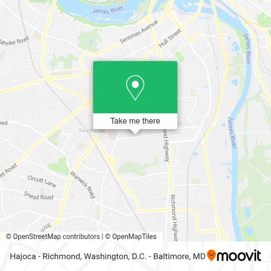 Hajoca - Richmond map