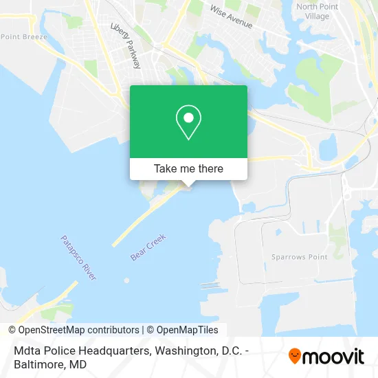 Mdta Police Headquarters map
