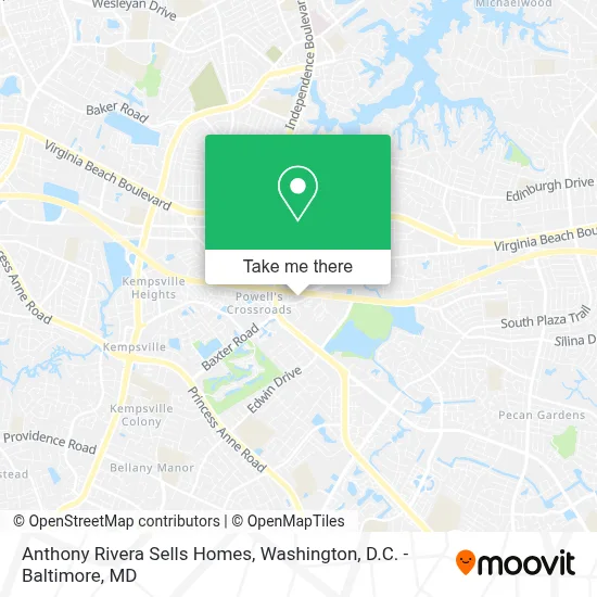 Anthony Rivera Sells Homes map