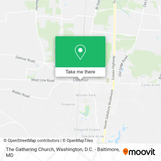 The Gathering Church map