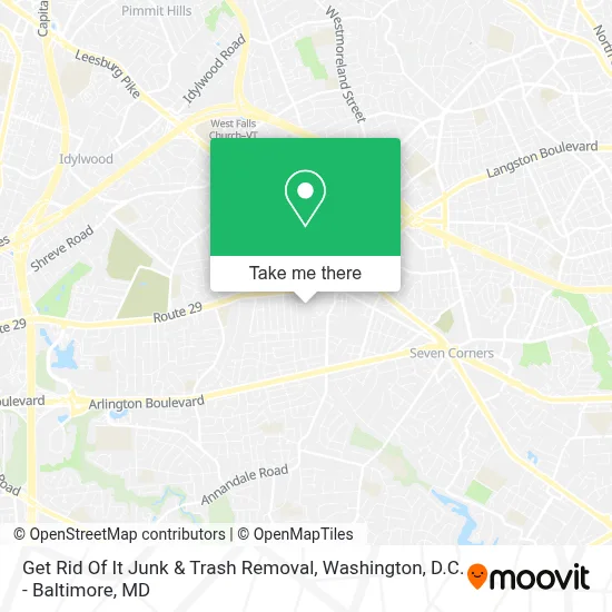 Get Rid Of It Junk & Trash Removal map