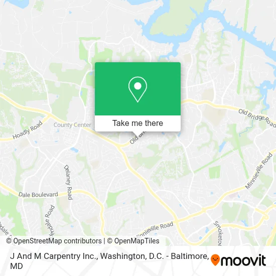 J And M Carpentry Inc. map