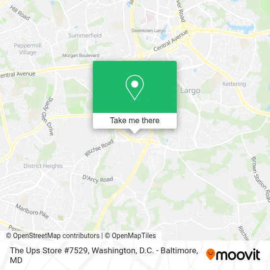 The Ups Store #7529 map