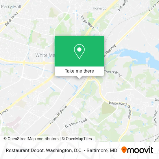 Restaurant Depot map