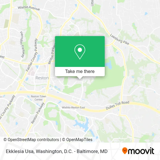 Ekklesia Usa map