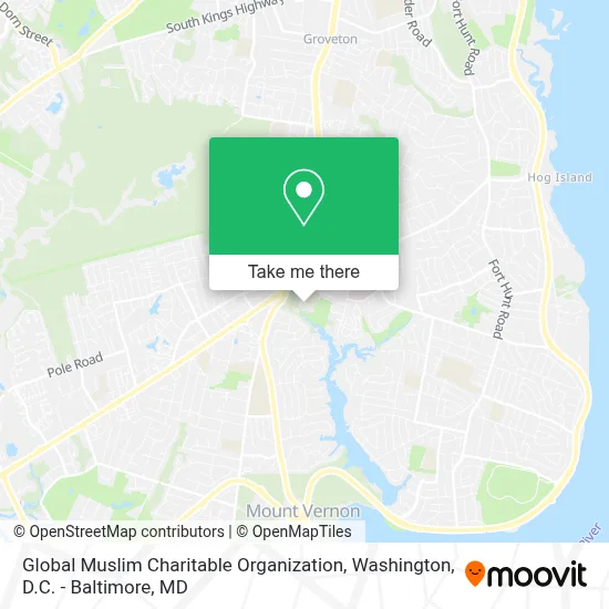 Global Muslim Charitable Organization map