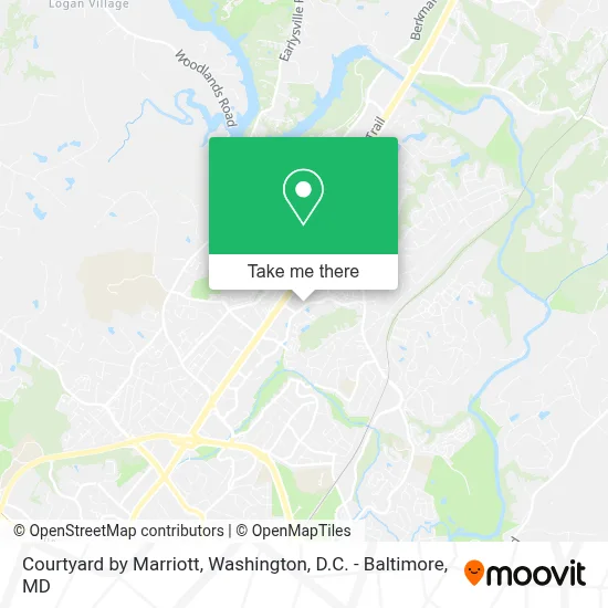 Courtyard by Marriott map